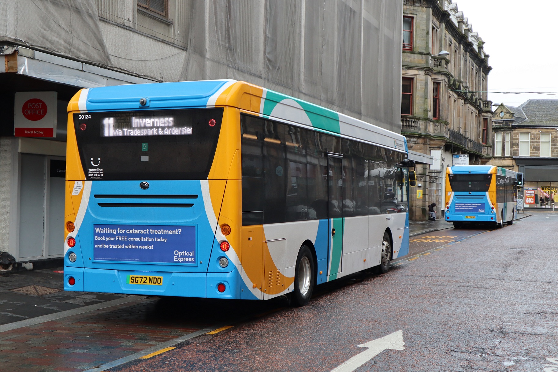 Stagecoach Inverness Yutong E10 fleet in service