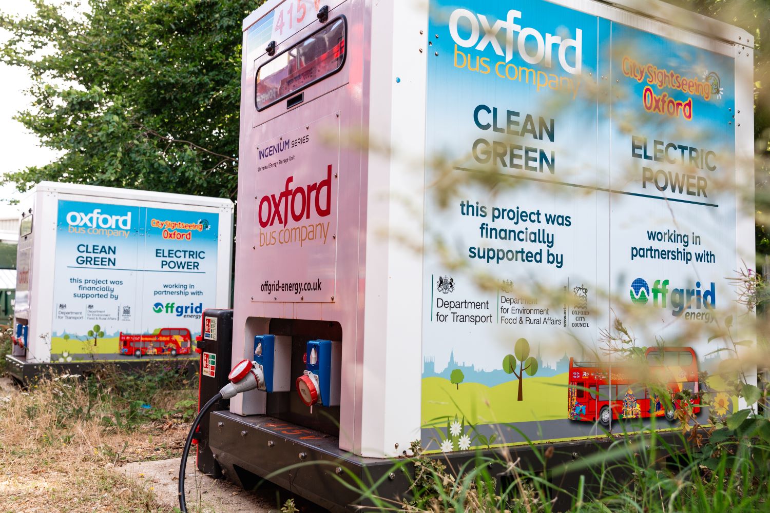 Oxford bus charging