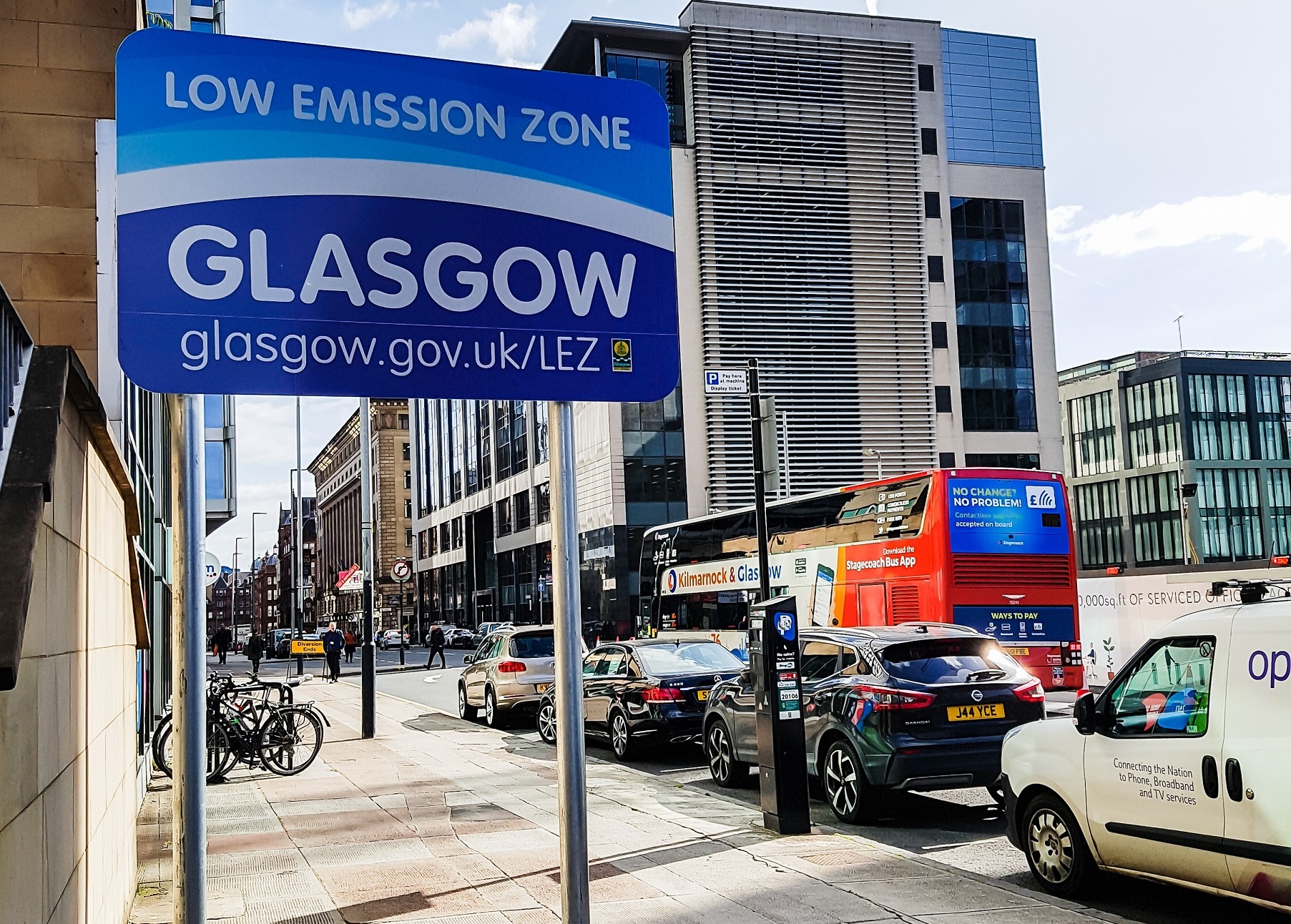 Glasgow Low Emission Zone to commence issuing penalty charges on 1 June