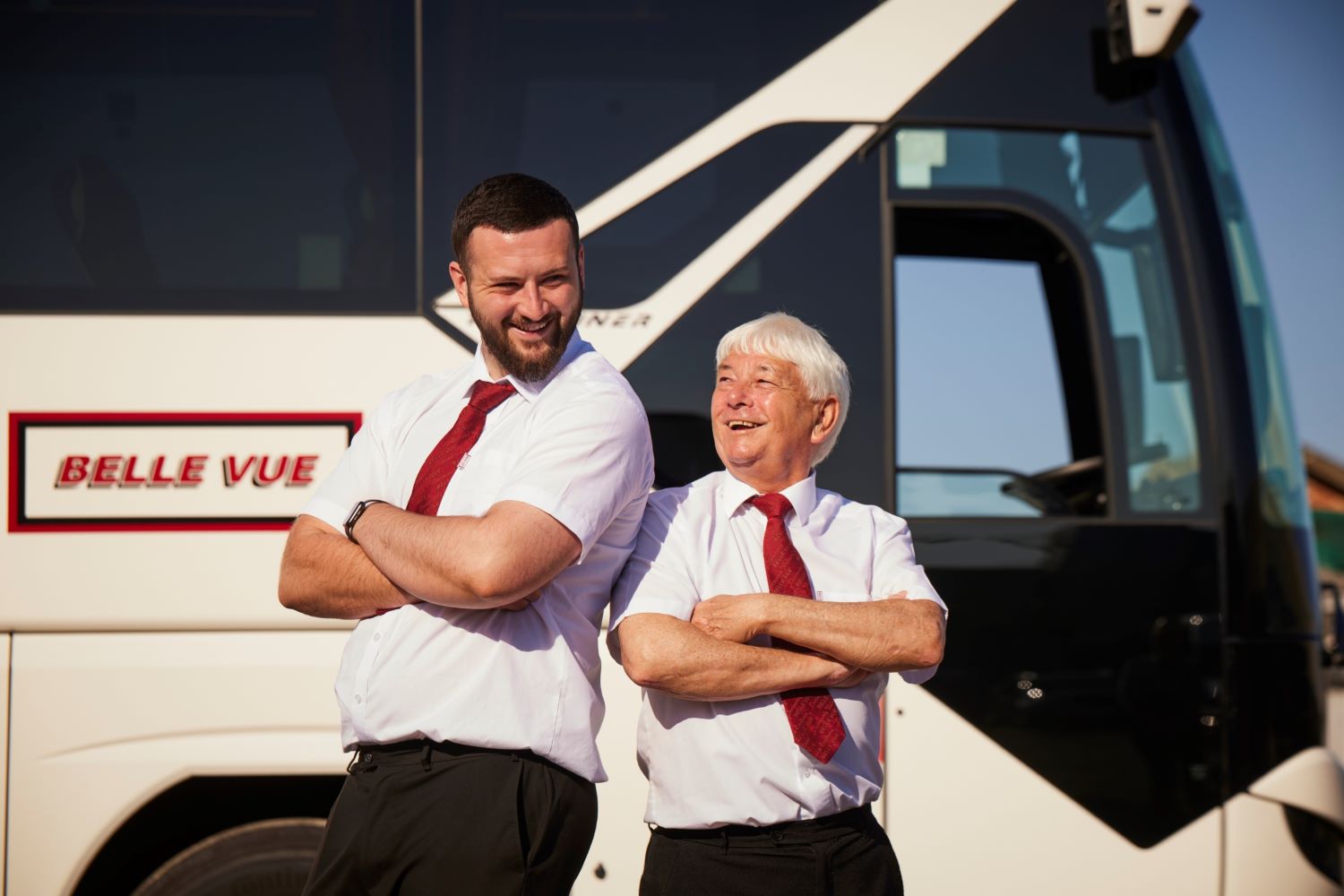 Belle Vue - Louie Mulcair, left, with his grandad John Gilbody