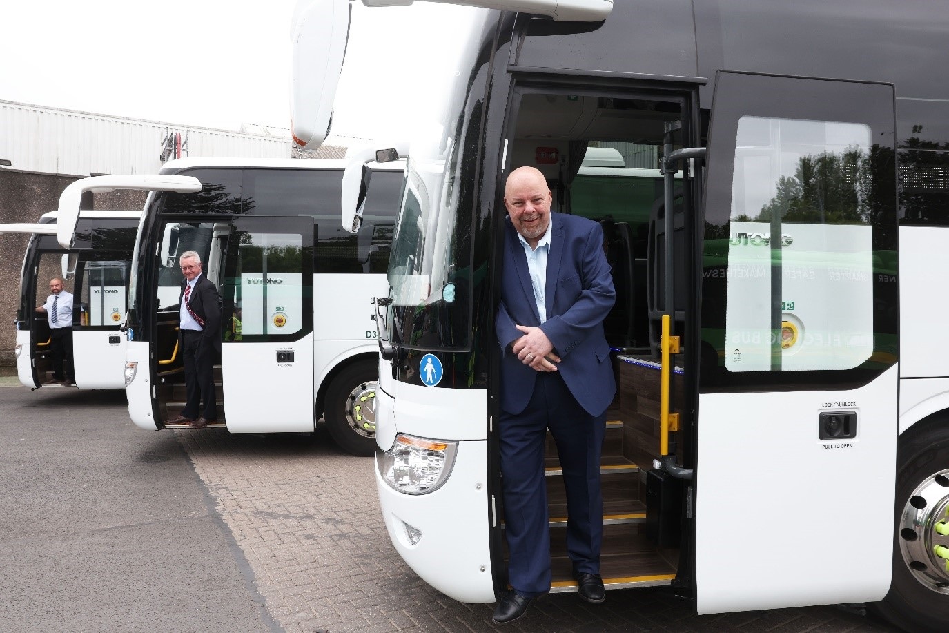 Newport Transport takes delivery of first battery electric coaches in Wales