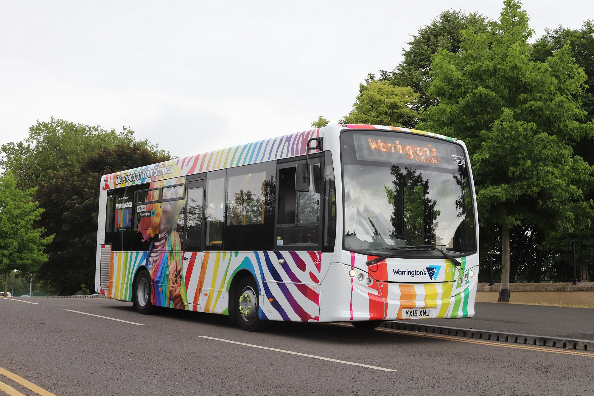 Warringtons Own Buses debuts Pride liveried bus