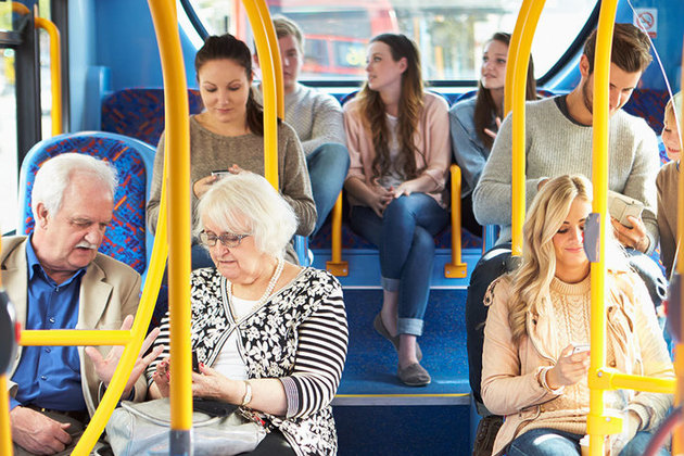 bus passengers