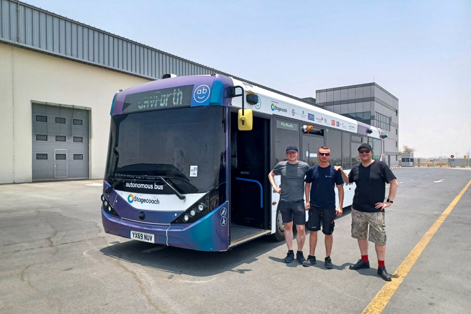 Alexander Dennis Enviro200AV at Dubai World Challenge