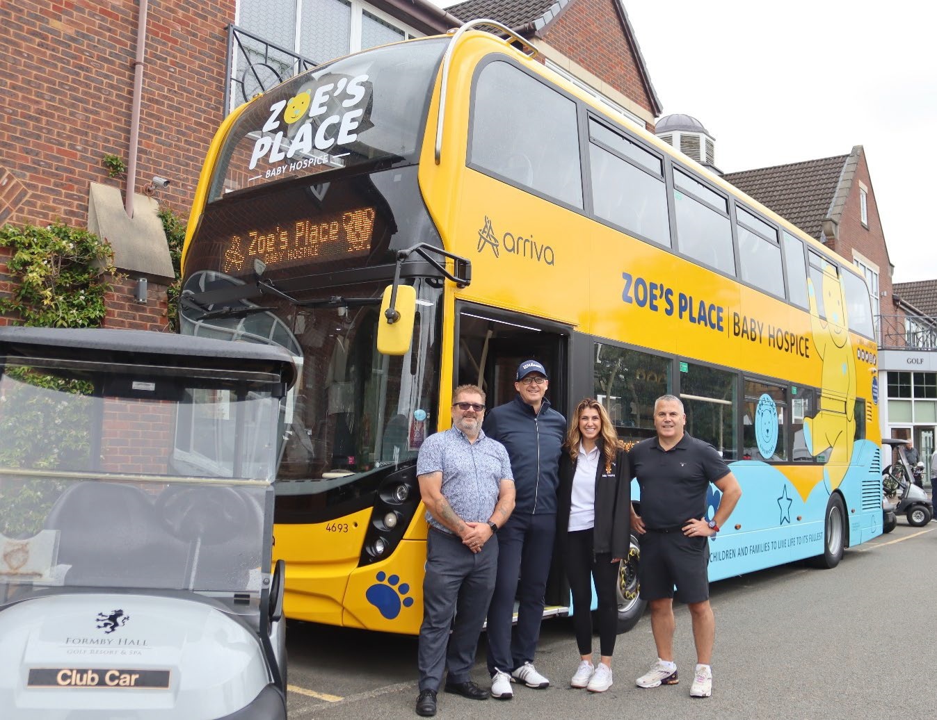 Arriva North West unveils latest Zoes Place bus livery