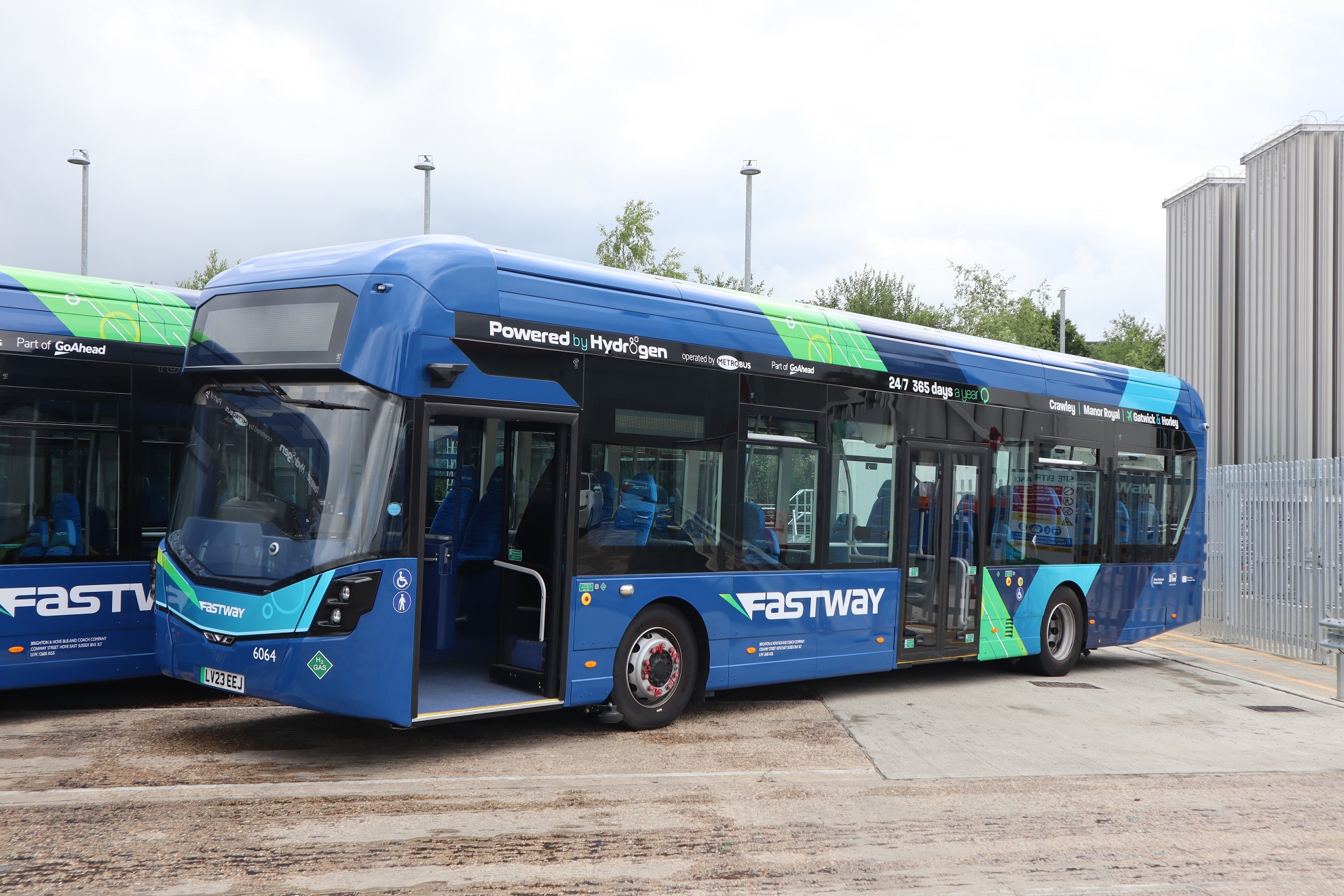 Metrobus Fastway hydrogen fuelled bus