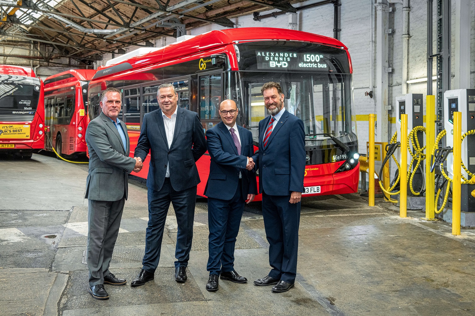 BYD Alexander Dennis partnership delivers 1500th vehicle