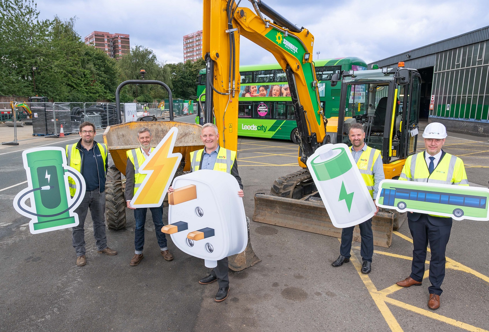 First Bus begins preparation for 57 more electric buses in Leeds