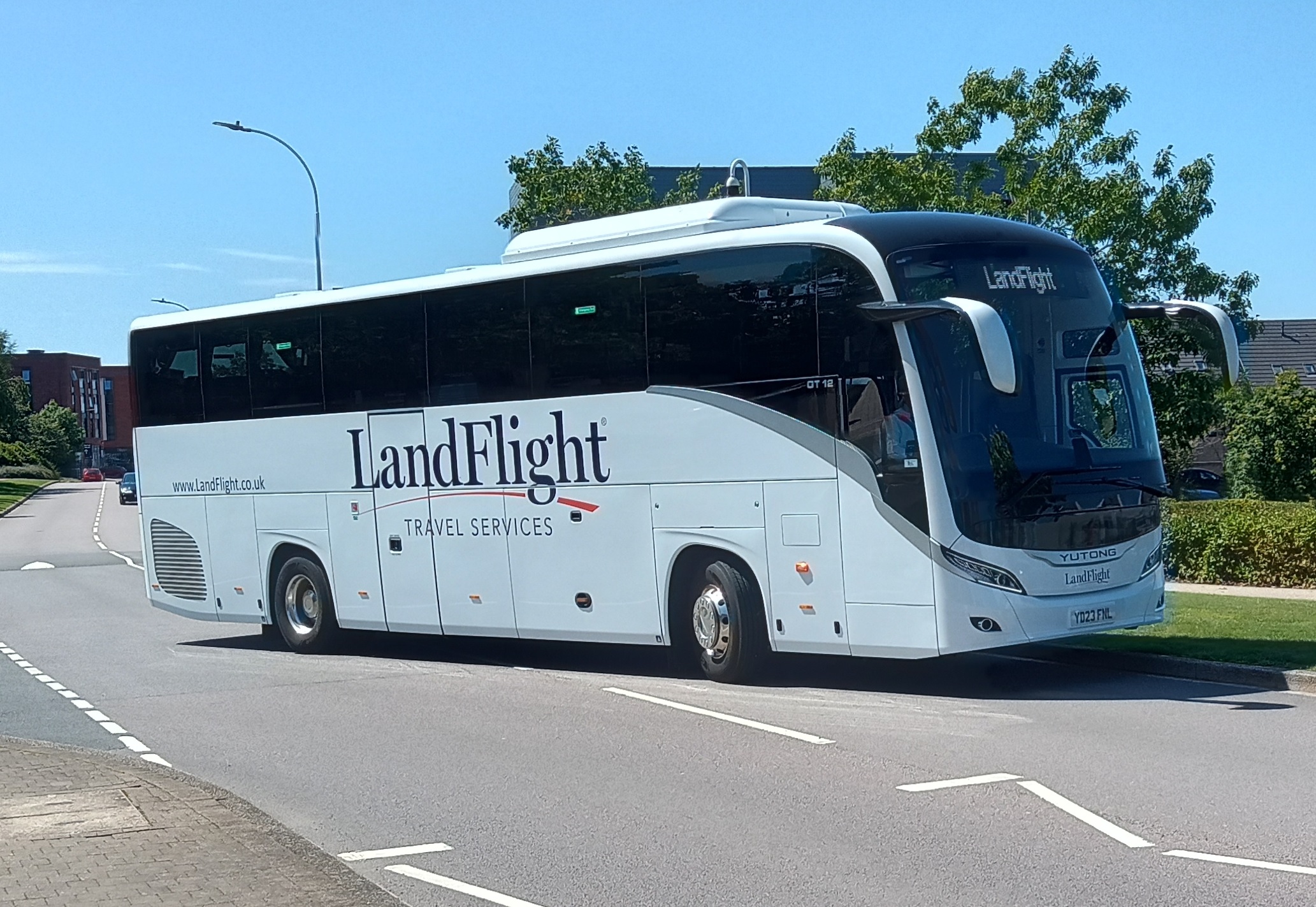 Yutong GT12 delivered to Landflight Travel Services