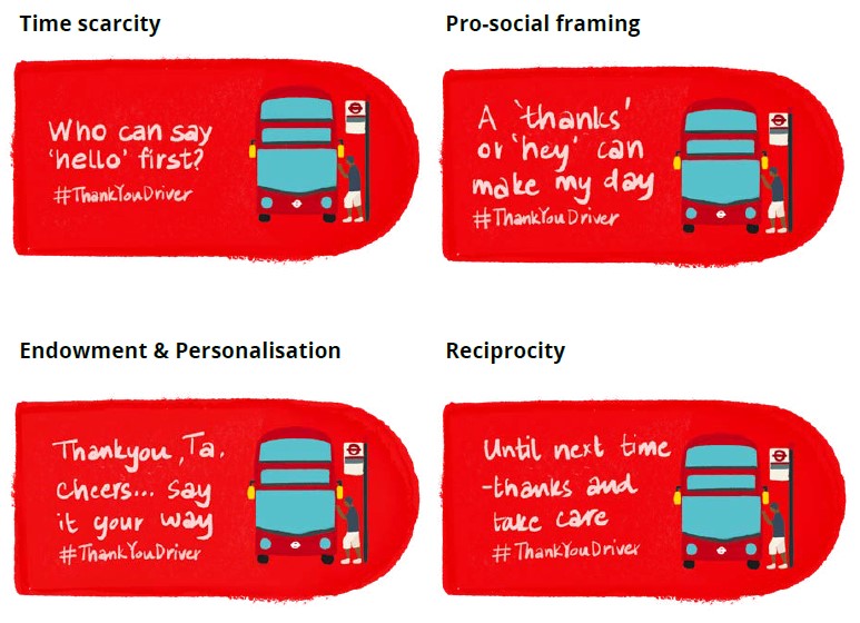 tfl driver interaction signs