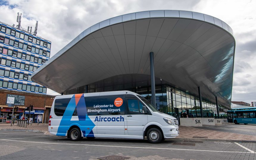 Photo of the Aircoach bus