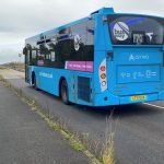 Image of a bus using the Luton Busway