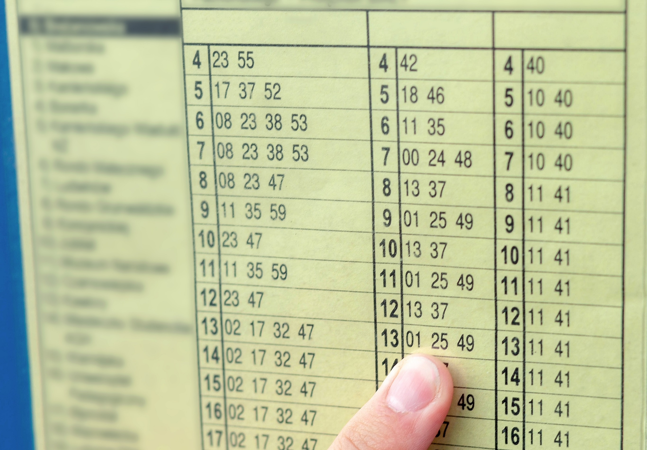 Simplicity is key for bus timetables