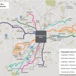 Image of proposed cross-city routes in Birmingham by Transport for West Midlands