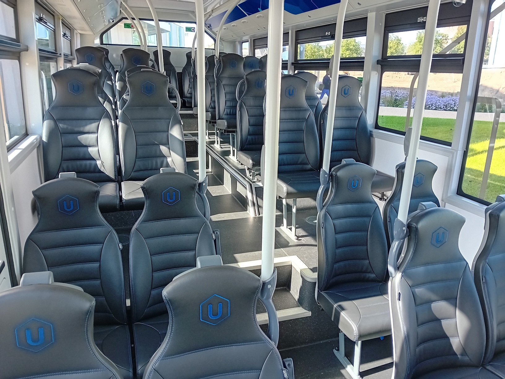 Interior of Universal bus in Cambridge