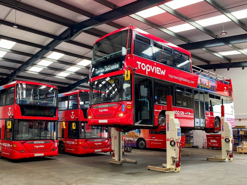 TopView Sightseeing London takes Stertil Koni lifts