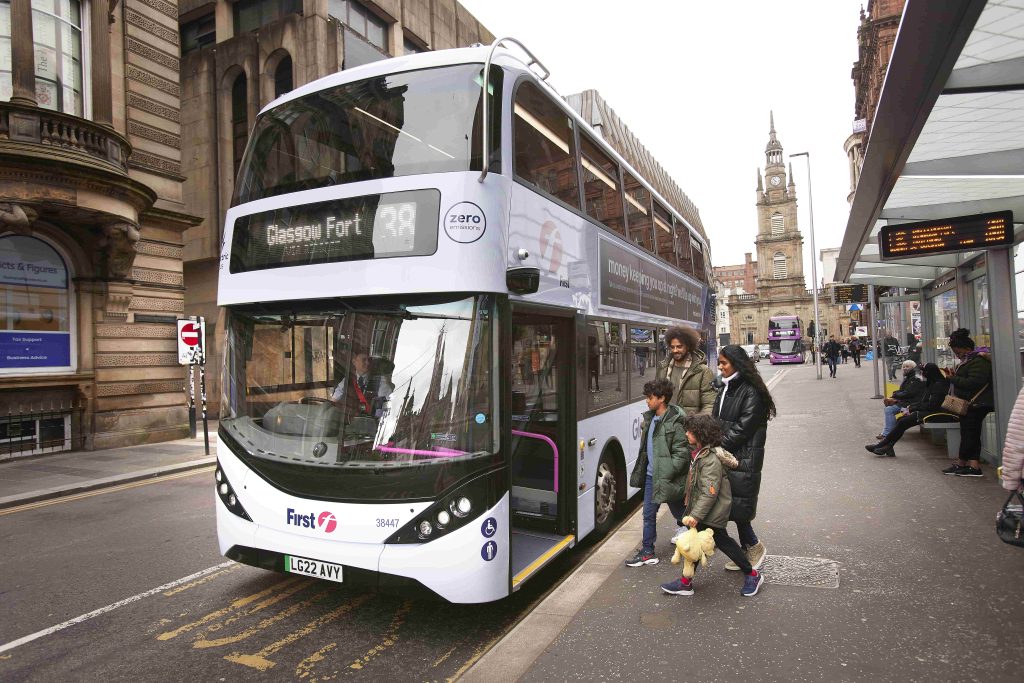 first bus 9 route glasgow