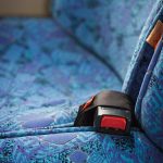 photo of a coach seatbelt
