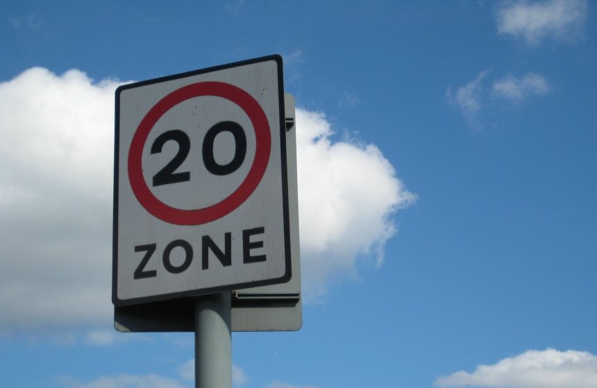 20mph sign