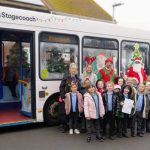 Eastbourne santa bus visit to school (2) (1) stagecoach