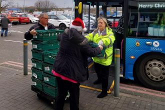 First Bus businesses support foodbanks and other charities