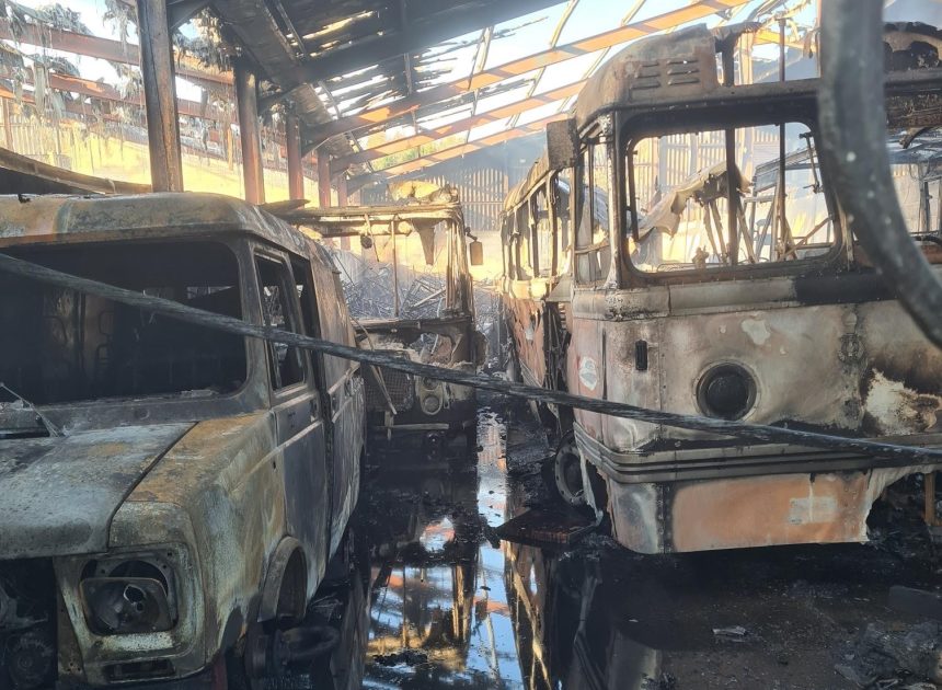 Preserved vehicles destroyed in FoKAB unit fire