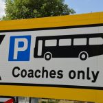 coach parking sign