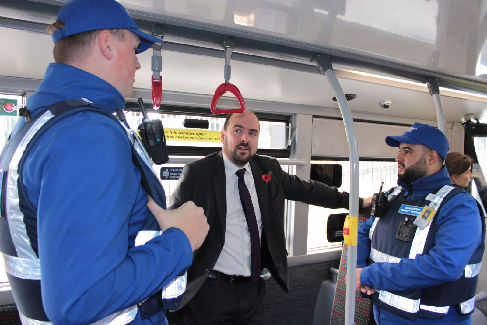 Former buses minister Richard Holden meeting TSOs funded by West Midlands’ BSIP scheme