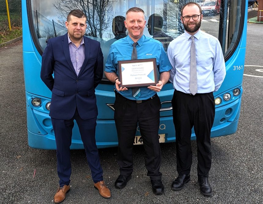 Richard Prescott named Road Safety Hero by Trackm8