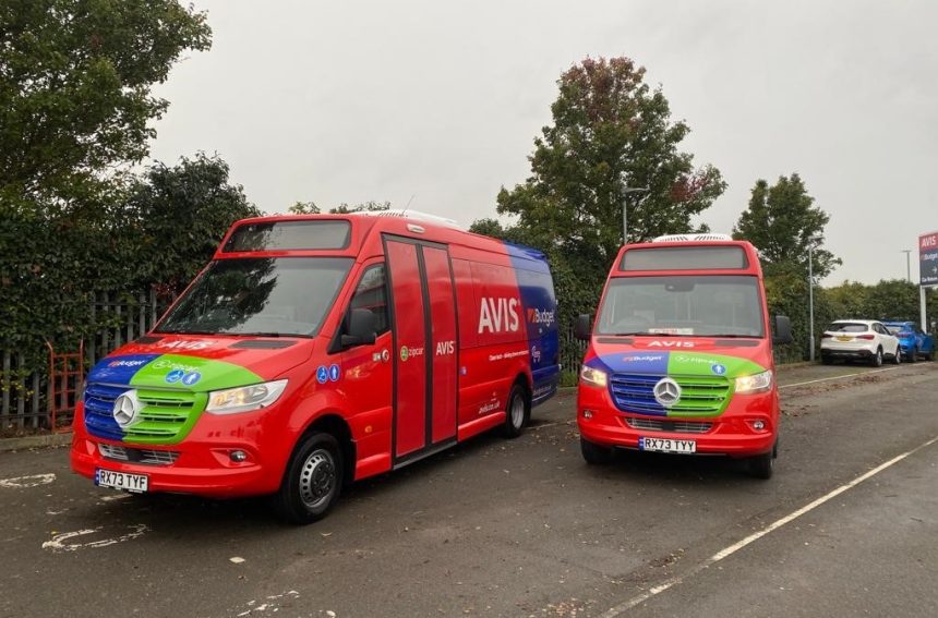 EVM Cityline minibuses for Avis Budget UK Heathrow