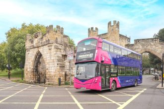 Service 67 at Walmgate Bar dieat york electric (1)