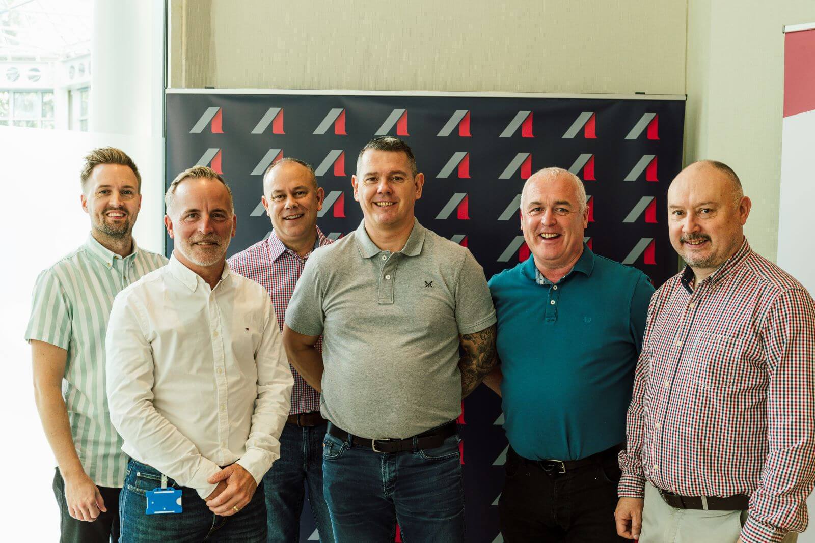The coach and bus team at Asset Alliance Group, including Commercial Director Martyn Bellis, second from left 
