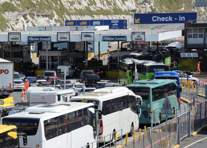 Fix for coaches required at Dover before EU Entry/Exit system introduced