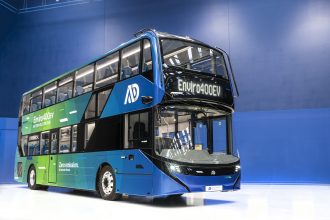 Alexander Dennis Enviro400EV battery electric double decker