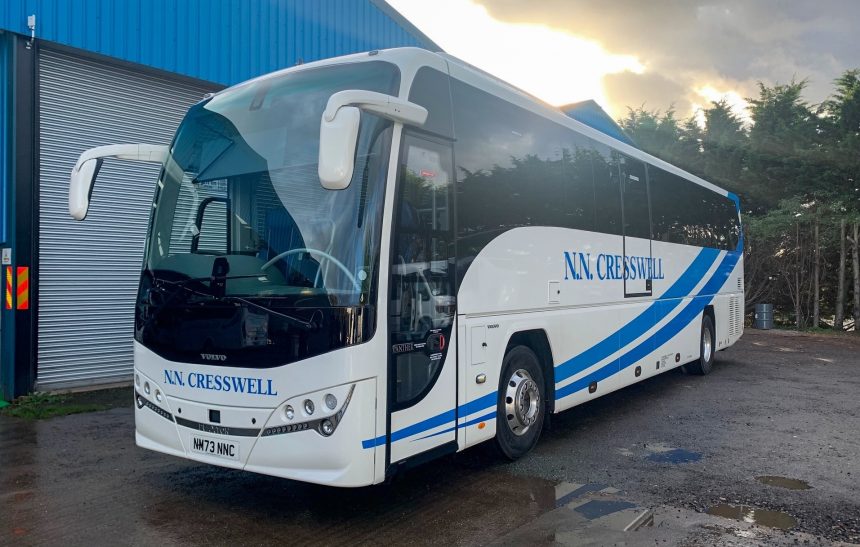 N N Cresswell Volvo B8R with Plaxton Panther body