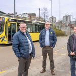 First Bus Rochdale team: (l-r) Mike McGowan, Iain Malone and Kevin Mullin