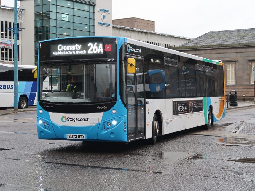 Stagecoach Highlands Volvo B8RLE MCV Evora