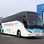 Yutong GTe14 battery electric tri axle coach