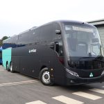 Ember electric coach seen ready for delivery