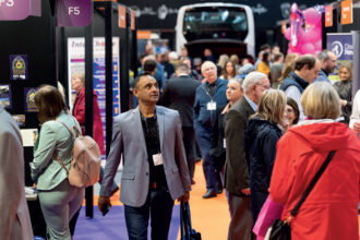 Busy aisle at the British Tourism & Travel Show