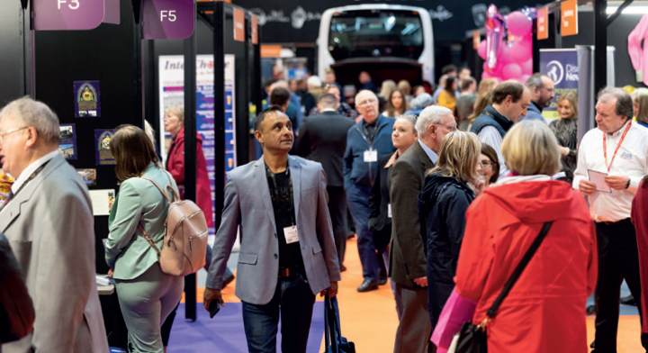 Busy aisle at the British Tourism & Travel Show