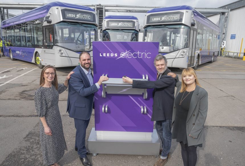 First Bus Leeds to complete 57 electric bus project rollout by end of March