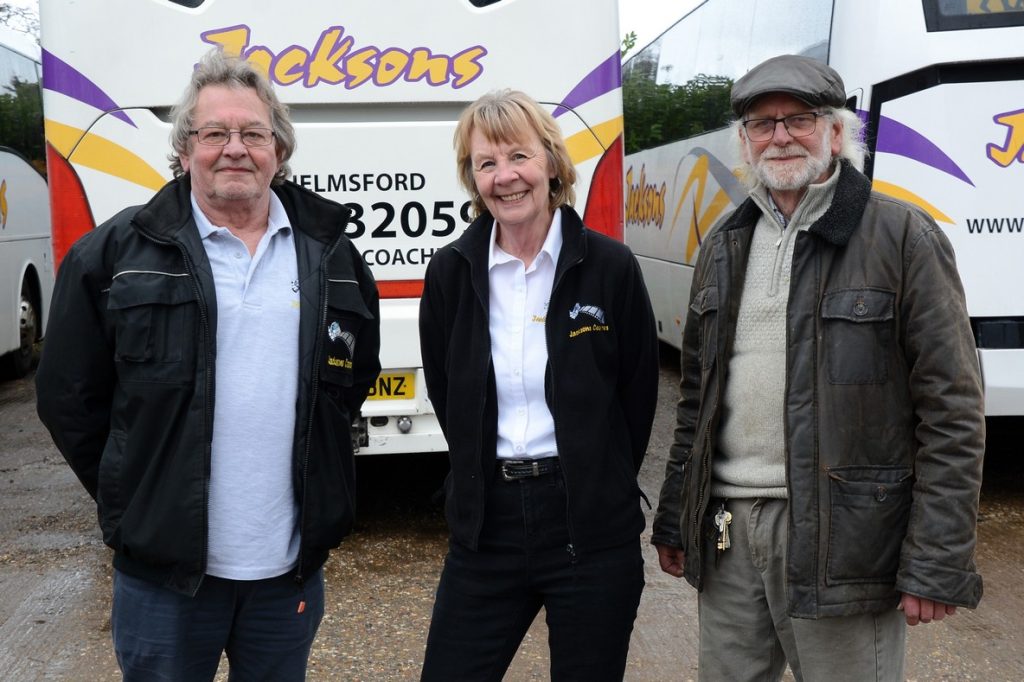 Jacksons Coaches - Trevor, Marcia and Mick