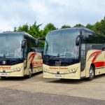 Volvo B8R Plaxton Panther pair