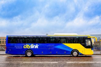 Yutong TCe12 zero emission coach for Scottish Citylink service