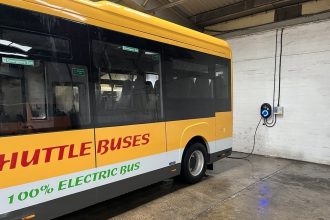 Shuttle Buses works with VEV on fleet electrification