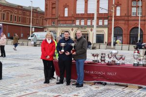 Acklams Coaches winners presentation at 2024 UK Coach Rally