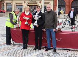 Chris Firth of Metcalfe Coaches winners presentation at 2024 UK Coach Rally