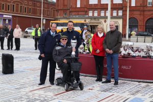 Marshalls of Sutton on Trent winners presentation at 2024 UK Coach Rally