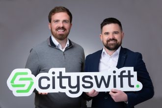 Photo of Brian O'Rourke and Alan Farrelly of CitySwift